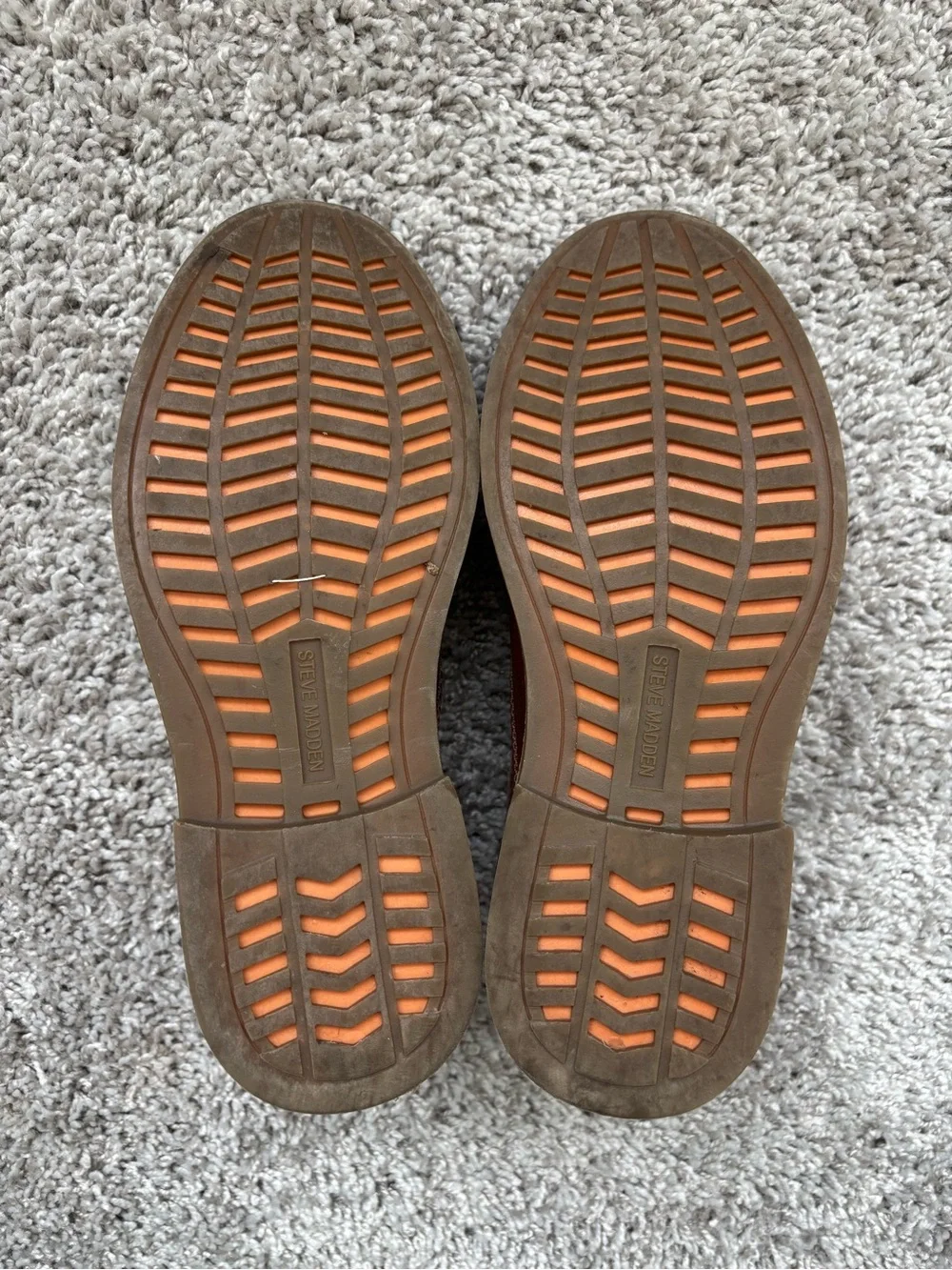 Steve Madden Brown Leather Lace-Up Oxford Shoes Kids Size 7